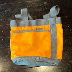 Columbia Orange and Gray Casual Tote Bag